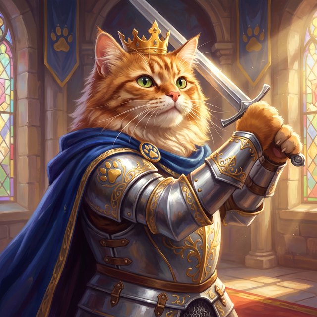 King Purrthur